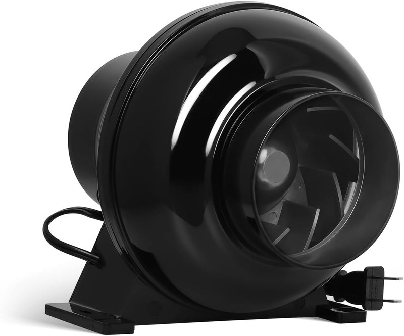 I-Power 4 Inch 230 CFM Inline Duct Ventilation Fan Quiet Vent Blower for Hydroponics Grow Tent, Greenhouse Air Circulation, Upgrade - Image 1
